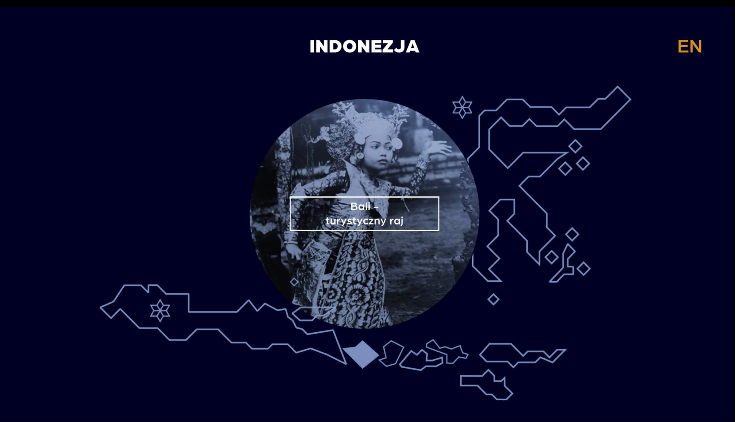Ekran aplikacji infokioskowej